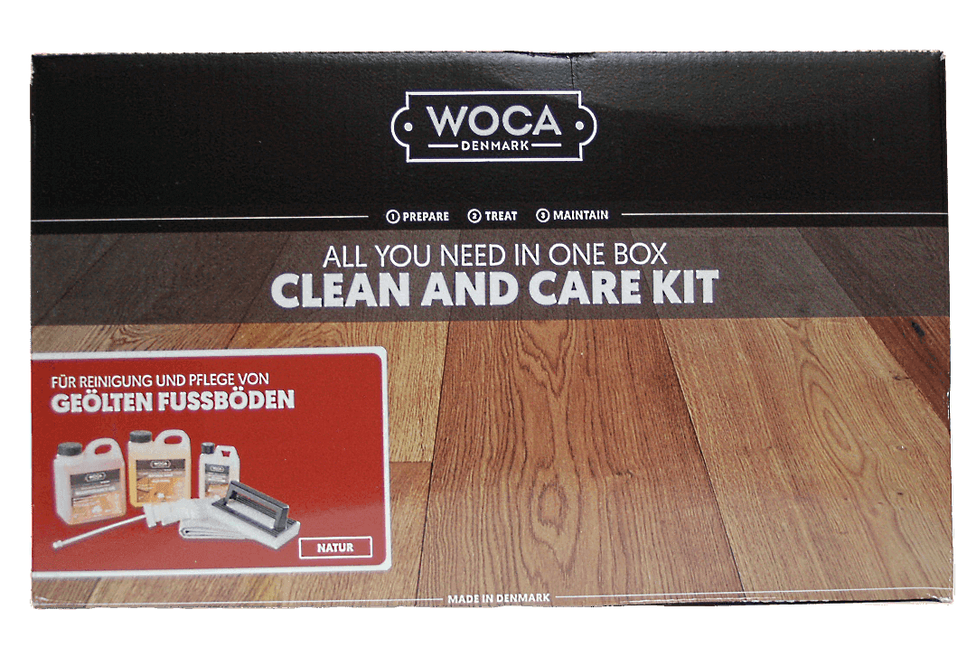 Woca Parkett-Pflegebox mit Pflegeöl