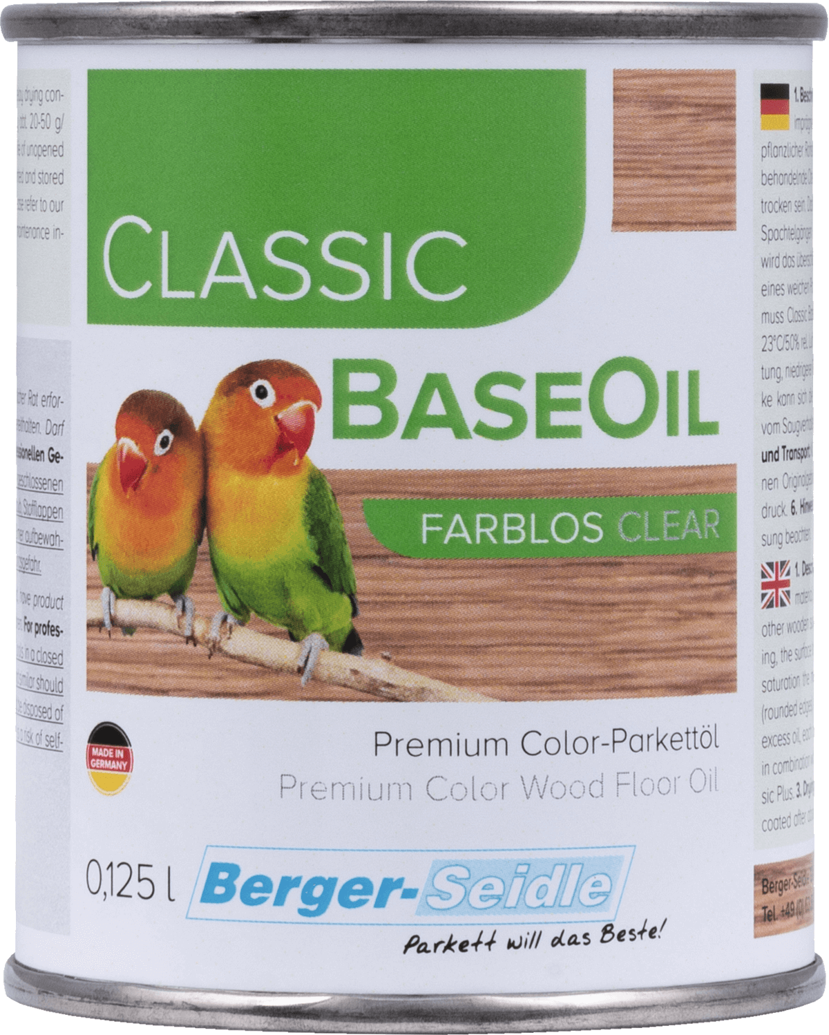 Berger-Seidle - Classic BaseOil - farblos