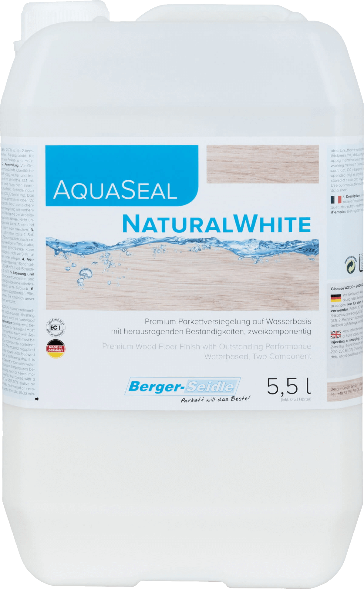 Berger-Seidle - 2K-PU Parkettlack Natural White