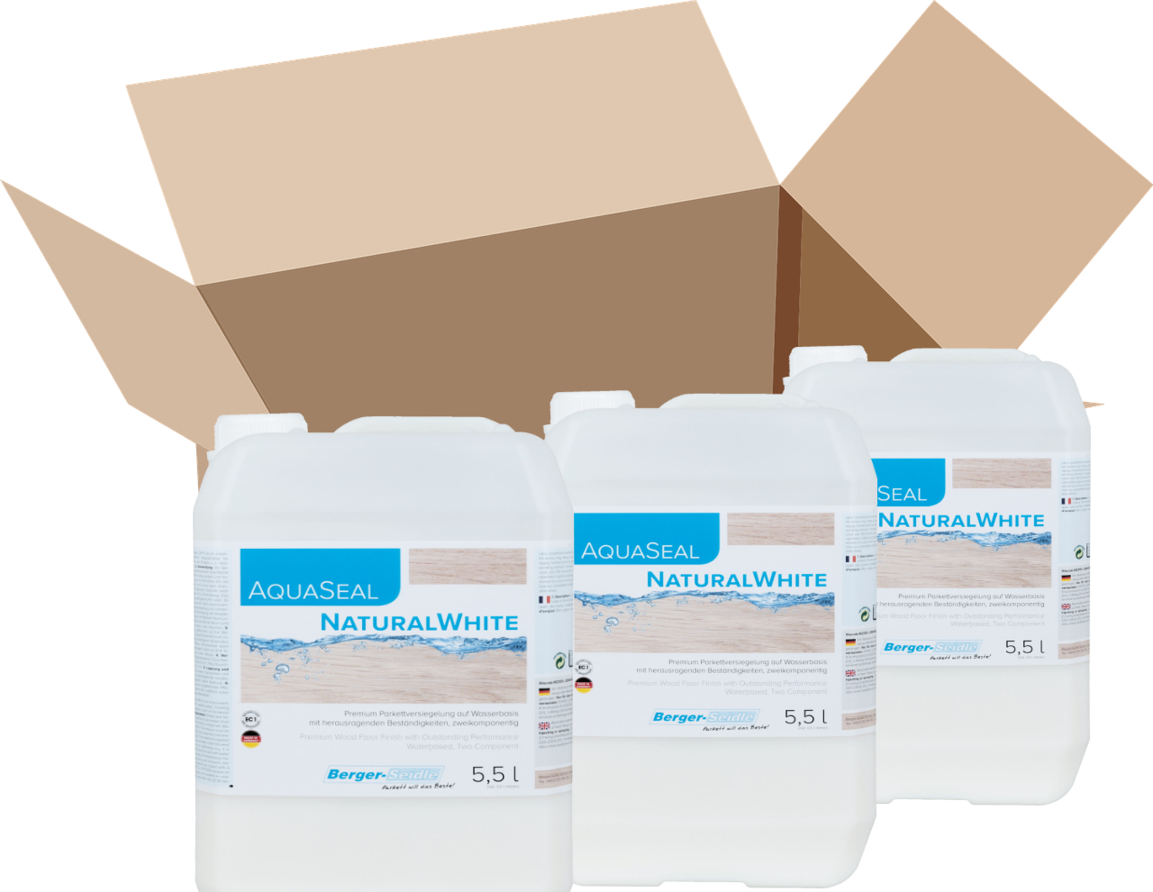 BigPack: Berger-Seidle 2k-NaturalWhite 16,5 Liter