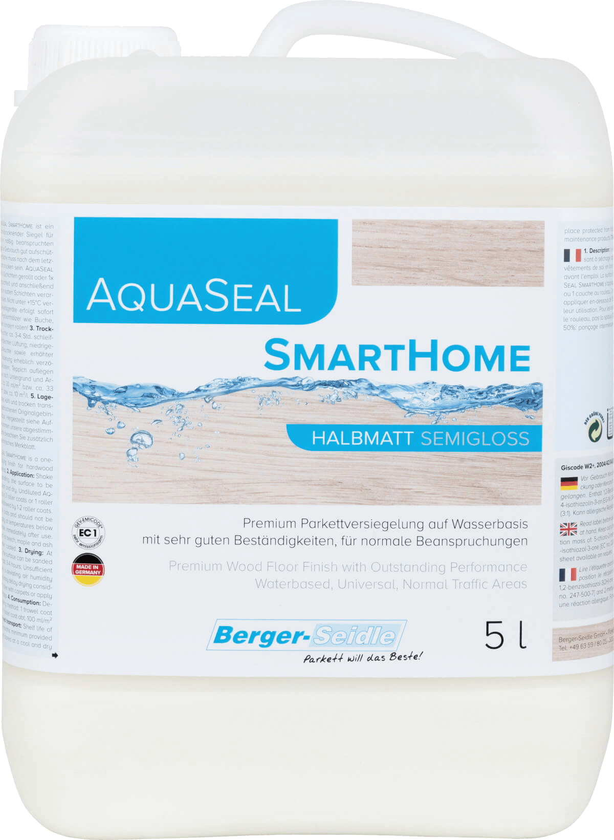 Berger-Seidle  AquaSeal SmartHome, 5 Liter