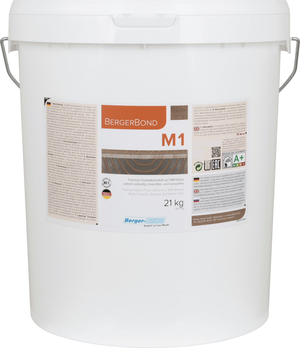 BergerBond M1 - SMP Parkettkleber - 21 kg