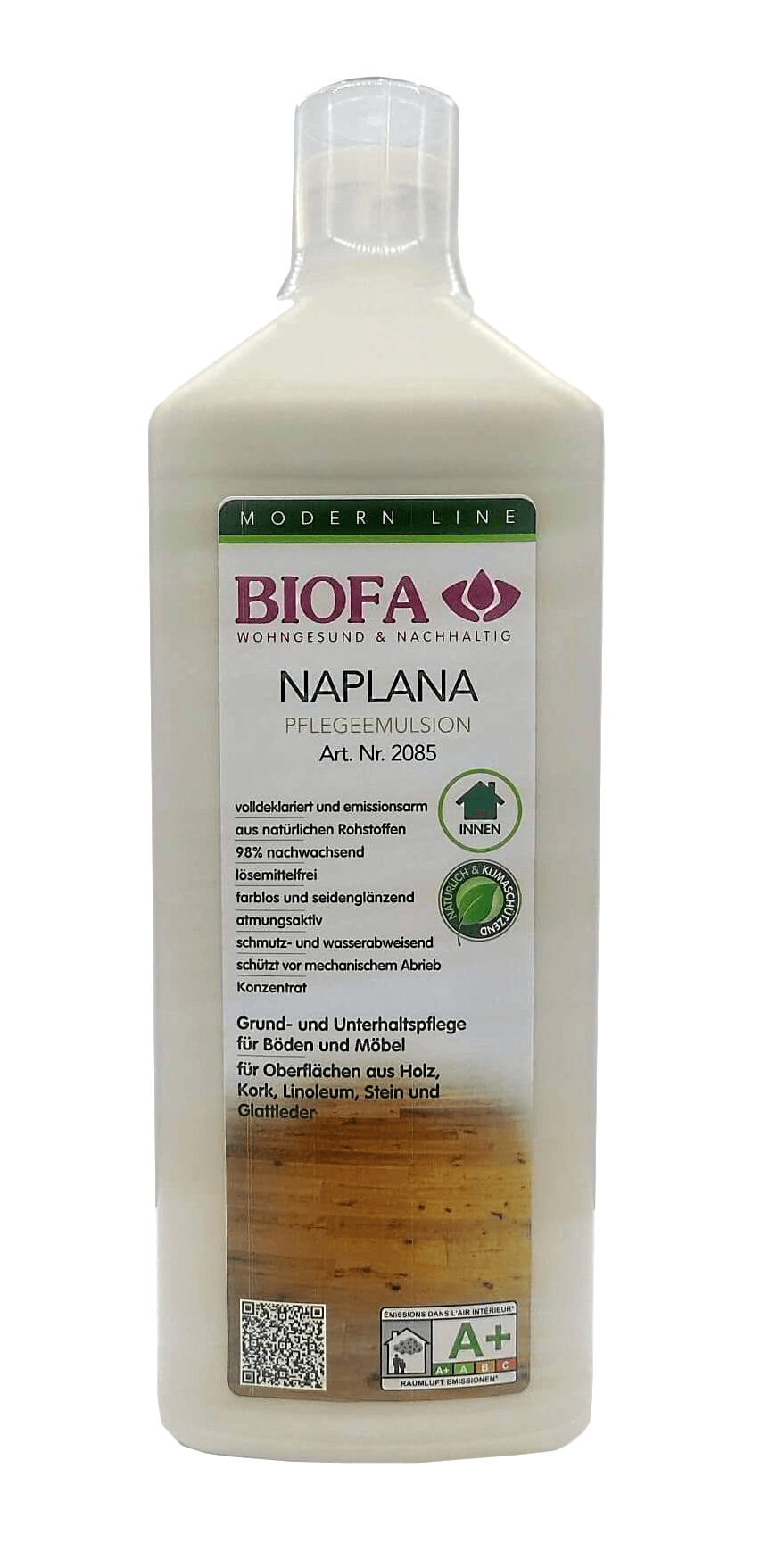 Biofa Naplana Pflegeemulsion, 1 Liter, Nr.2085