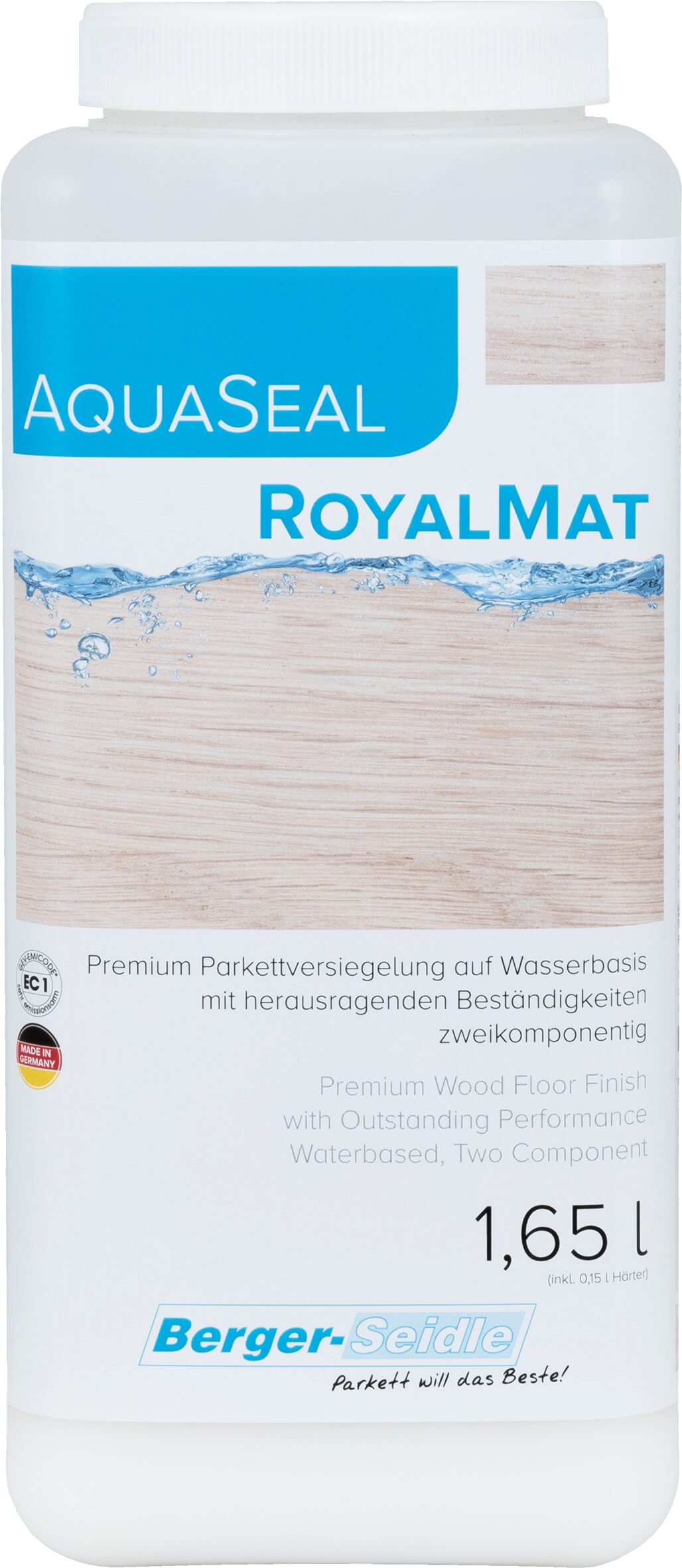 Berger Seidle -  2K-PU Parkettlack 'Royalmatt'