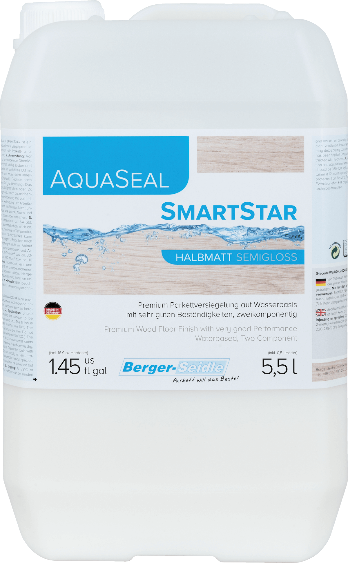 Berger-Seidle - AquaSeal SmartStar-5,5 Liter